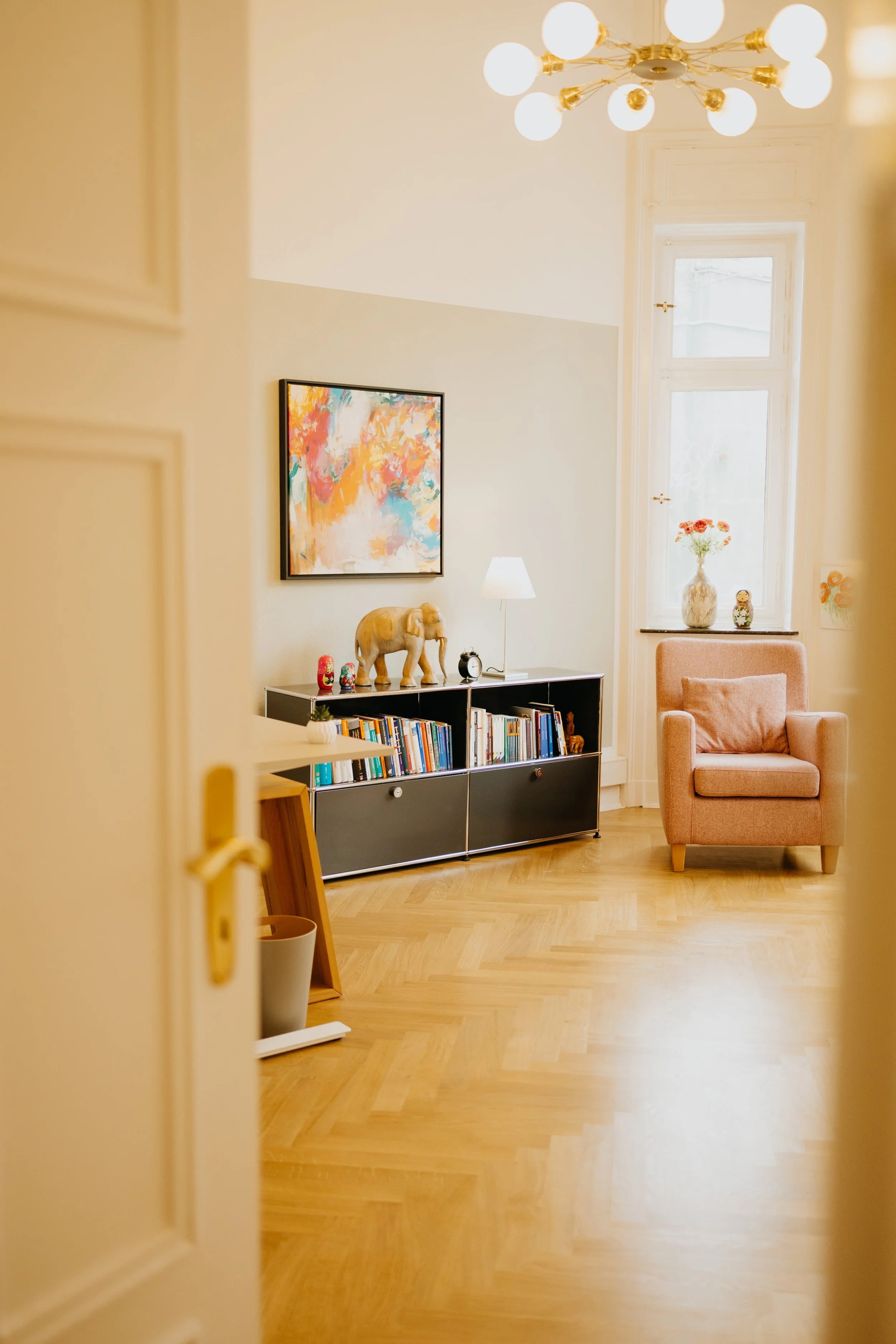 Psychotherapie am Stadtpark, Bochum, Blick ins Zimmer
